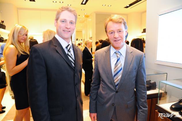Tysons Galleria General Manager Rich Dinning and Swiss Ambassador to the United States, H.E. Mr. Manuel Sager.